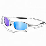 OutdoorPro Gepolariseerde Sportzonnebril met UV400 Bescherming voor Actieve Buitenactiviteiten en Comfortabele Pasvorm