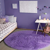 Ronde Fluffy Tapijt - Clouda