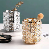 Crystal Brush Holder | Glamoureuze make-up kwast opslag!