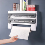 WrapHub | Handige dispenser voor huishoudfolie en papieren handdoekjes!