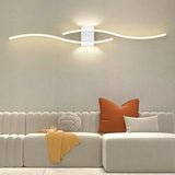 Lumivora Wave LED Wandlamp | Modern Golf-Design | Energiezuinig & Stijlvol | 60×15 cm | Warm, verblindingsvrij Licht