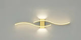 Lumivora Wave LED Wandlamp | Modern Golf-Design | Energiezuinig & Stijlvol | 60×15 cm | Warm, verblindingsvrij Licht