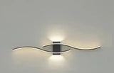 Lumivora Wave LED Wandlamp | Modern Golf-Design | Energiezuinig & Stijlvol | 60×15 cm | Warm, verblindingsvrij Licht
