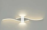 Lumivora Wave LED Wandlamp | Modern Golf-Design | Energiezuinig & Stijlvol | 60×15 cm | Warm, verblindingsvrij Licht