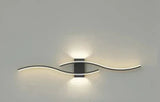 Lumivora Wave LED Wandlamp | Modern Golf-Design | Energiezuinig & Stijlvol | 60×15 cm | Warm, verblindingsvrij Licht