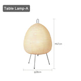 Japanse rijstpapier tafel lamp