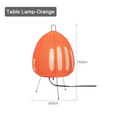 Japanse rijstpapier tafel lamp