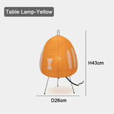 Japanse rijstpapier tafel lamp