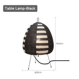Japanse rijstpapier tafel lamp