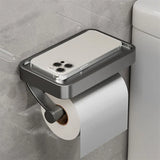 Toiletpapierhouder met plank – Stalux