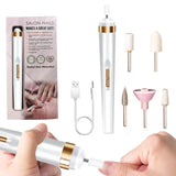 5-IN-1 ELECTRISCHE NAGELPOLIJSTAPPARAAT – DRAAGBAAR MANICURE-TOOL MET LICHT
