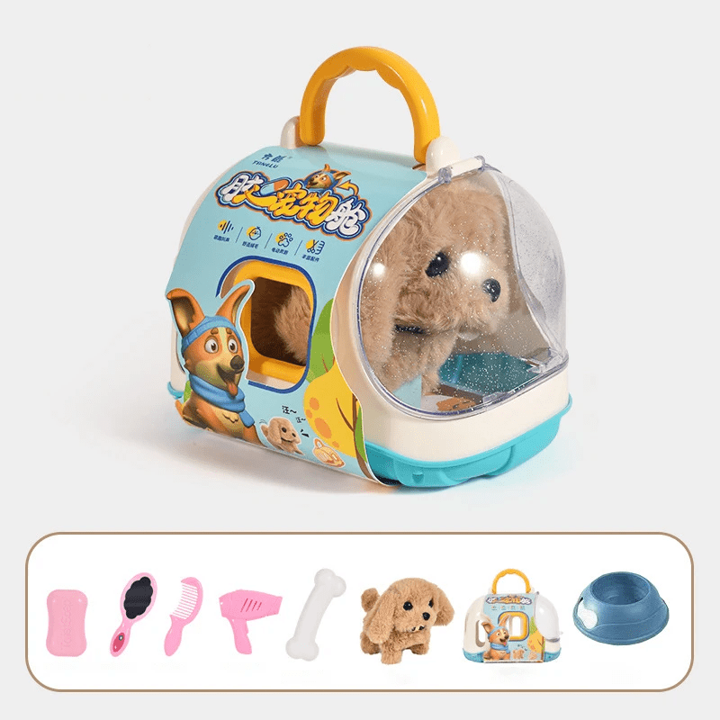 Lopende Pluche Hond met Beweging – Interactief Knuffeldier voor Kinderen