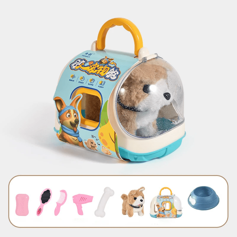 Lopende Pluche Hond met Beweging – Interactief Knuffeldier voor Kinderen