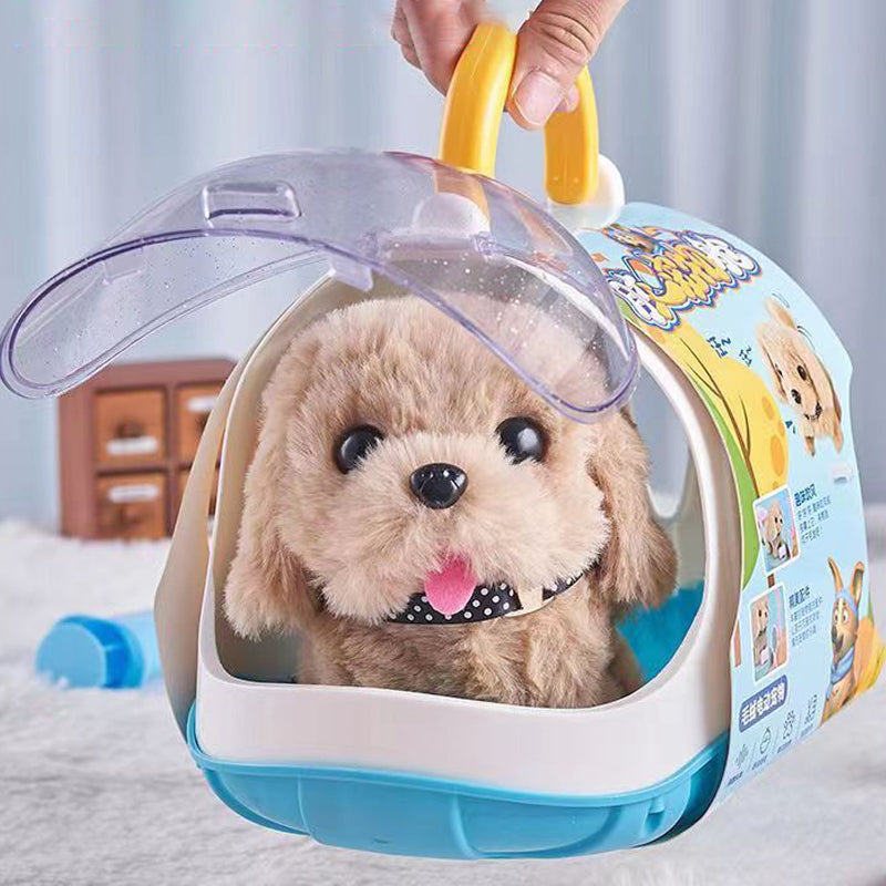 Lopende Pluche Hond met Beweging – Interactief Knuffeldier voor Kinderen