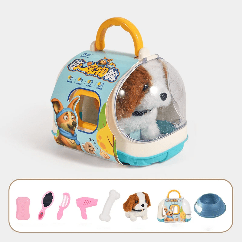 Lopende Pluche Hond met Beweging – Interactief Knuffeldier voor Kinderen