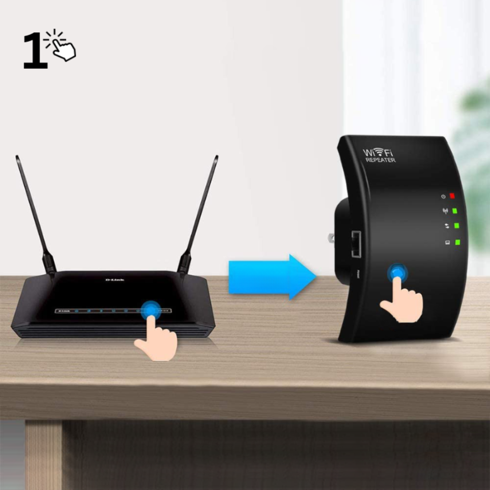 WIFIBOOSTER - Draadloze WiFi-Versterker voor Snel Internet