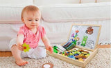 Magnetisch teken- en puzzelbord