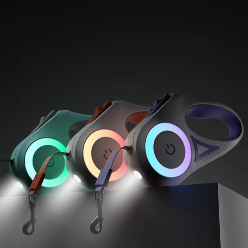 Gloeiende Hondenriem met Zaklamp – GlowGuard