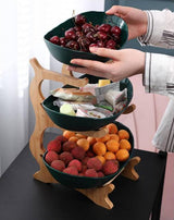 Stijlvolle metalen fruitschaal met 2 of 3 niveaus – StackFruit