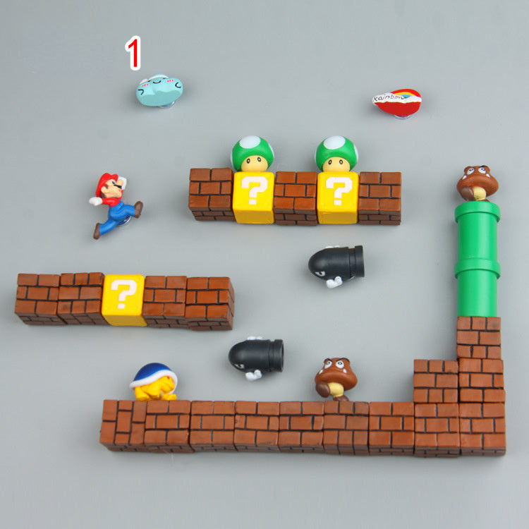 Retro Videogame Karakter Koelkastmagneten – Voor vrolijke keukendecoratie