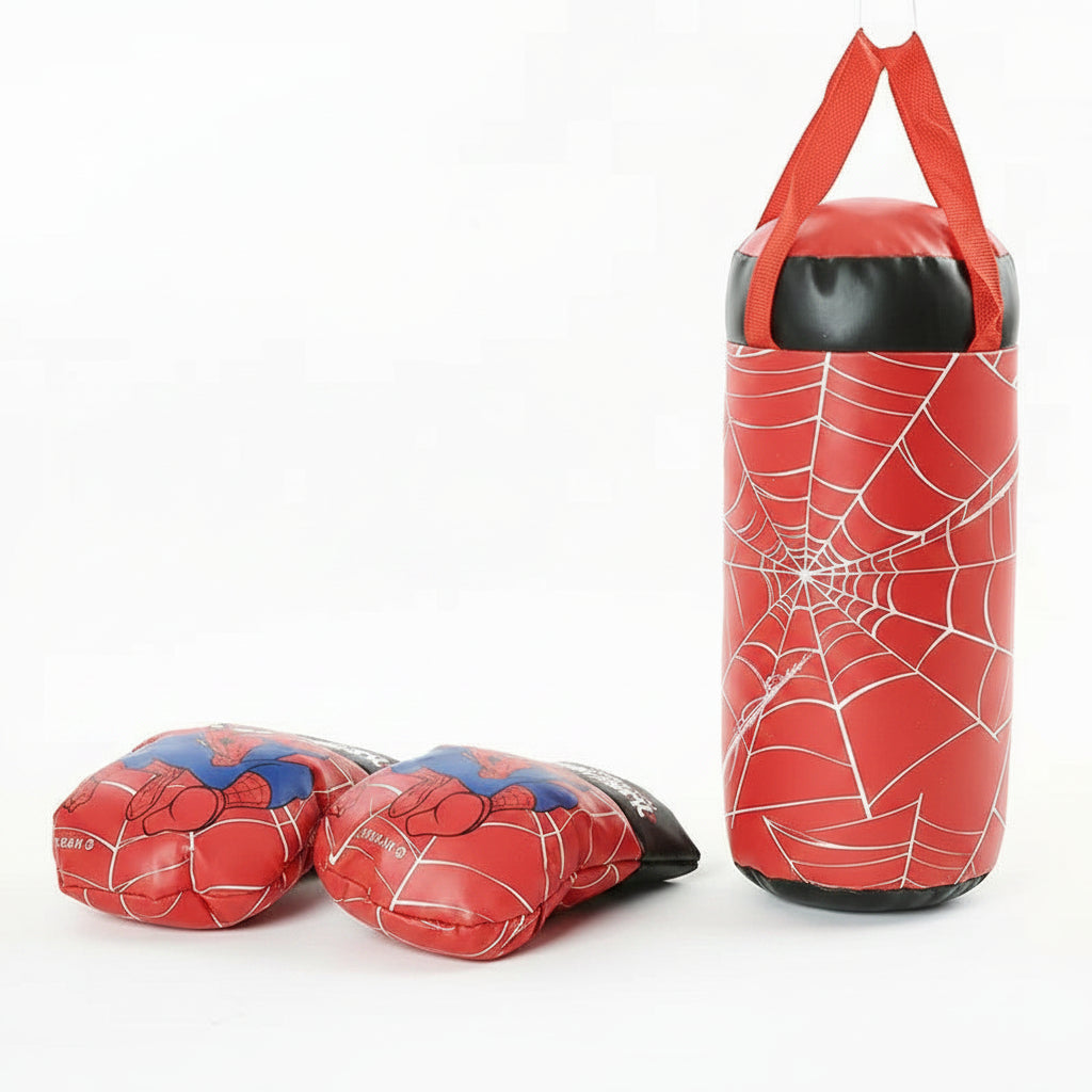Kinder Bokshandschoenen met Bokszak - PowerPunch Hero Set