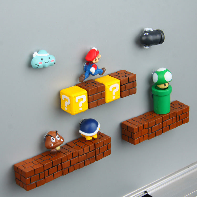 Retro Videogame Karakter Koelkastmagneten – Voor vrolijke keukendecoratie