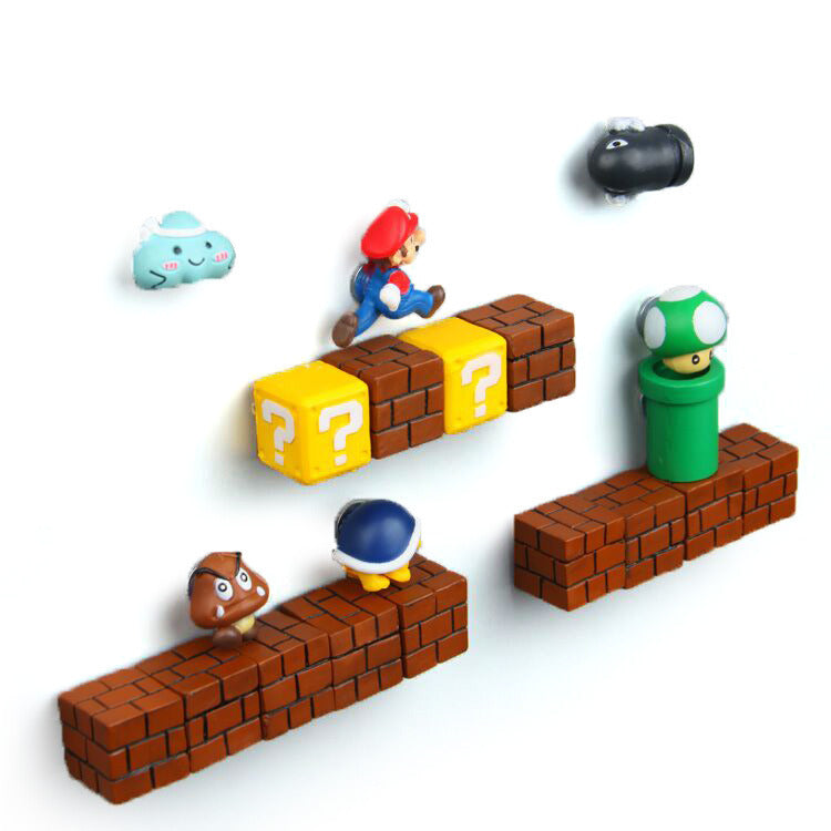 Retro Videogame Karakter Koelkastmagneten – Voor vrolijke keukendecoratie