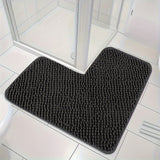 Luxueuze L-vormige Antislip Hoekdouchemat - Evelyn