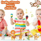 MelodyWood Houten Maraca - Speels Muziekinstrument voor Kinderen