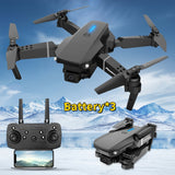 E88 Drone met Dubbele Camera – Opvouwbare Quadcopter met Hoogtehouder