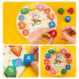 EduQuest 5-in-1 Montessori Set – Natuurlijk Houten Leer Speelgoed voor Baby's vanaf 6 maanden