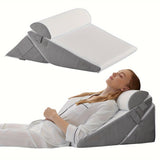 RelaxPlus Verstelbaar Bed Wigkussen – Comfort en Ondersteuning bij Herstel
