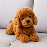 Zachte en realistische pluche hond - schattig speelgoed voor kinderen en cadeaus