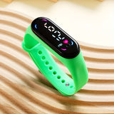 Lichtgevend Kinderhorloge - Kleurrijk LED Display en Sportief Design
