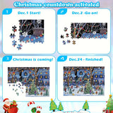 Moderne Julelandsby Adventskalender Puzzel