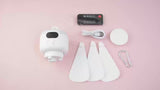 USB Oplaadbare Hangventilator – Draagbaar met LED Licht