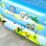 Ocean Splash Opblaasbare Kinderzwembad – Dikke PVC voor Tuinplezier