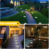 Solar Grondspotverlichting – Geometrisch RVS Ontwerp voor Tuinen en Paden