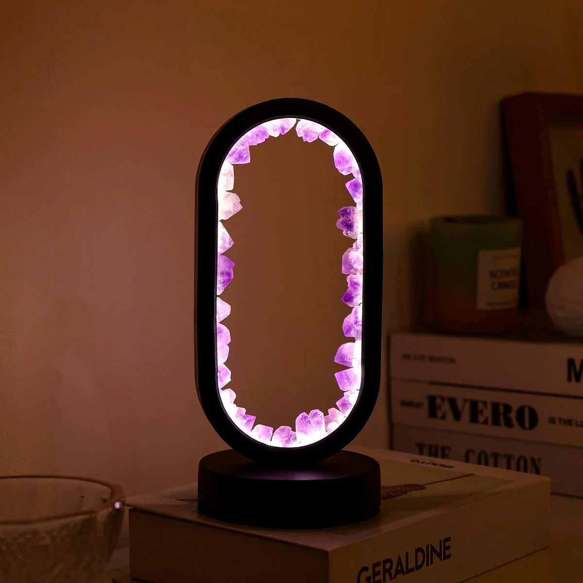 Handgemaakte Amethistlamp - Serenith