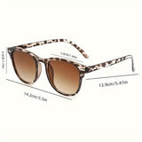 Trendy Retro Zonnebril voor Dames en Heren – Tortoiseshell Design voor Strand en Vakanties