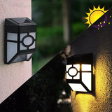 Zonne-LED Wandlamp – Slimme Buitenverlichting met Zachte Sfeerverlichting