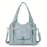Vintage-Stijl Vegan Leren Schoudertas - Marivelle