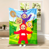 Teletubbies Deken - Voor Kinderen, Zacht en Veelzijdig
