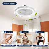 LED Slimme Ventilatorlamp – Dimbaar en Stil