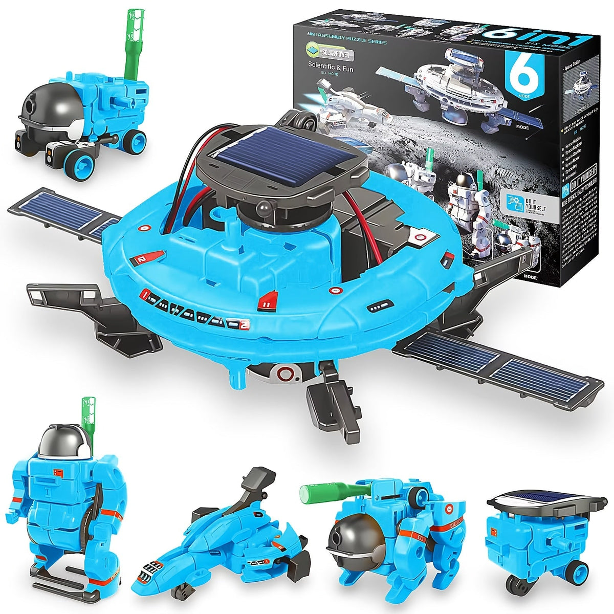 Solar Robot 6-in-1 bouwset - Educatief en Innovatief