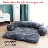 Pluche Hondenbed met Afneembare Wasbare Hoes - Zacht en Multifunctioneel Slaapmat voor Grote, Middelgrote en Kleine Honden