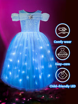 Magische LED Tutu Jurk voor Meisjes - Betoverende Feestelijke Ervaring