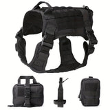 Tactisch Hondentuig met Zakjes – Duurzaam Nylon Tuig voor Training en Avonturen