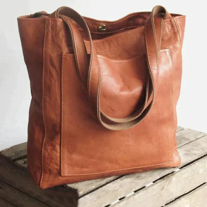 Leren Damestas - Grote Schoudertas voor Vrouwen