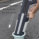 Krachtig Waterpistool met LED - Wit of Grijs